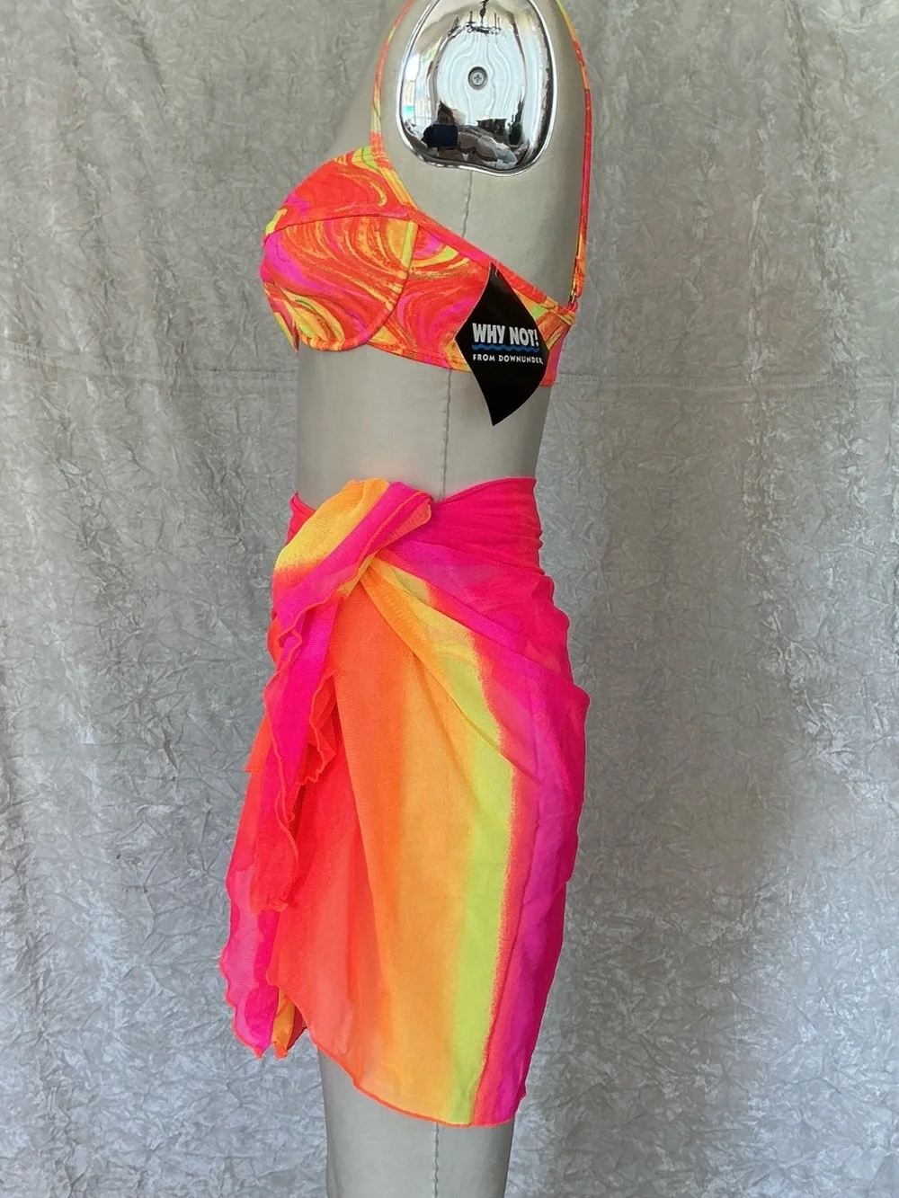 Bikini Set with Matching Sarong – Size 6